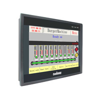 Grande taille 10 pouces 64 mo RAM PLC HMI tout-en-un construit avec 3AD3DA 0-5V 0-20mA