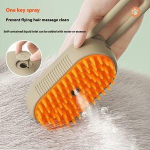 Pettine a Vapore 3 in 1 per Toelettatura e Massaggio del Pelo di Animali Domestici, Spazzola Multifunzione Autopulente con Spray per Cani e Gatti - Product Image 3