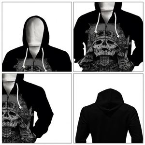Nouveaux sweats à capuche surdimensionnés pour hommes, imprimés intégralement en noir et gris, tendance et personnalisés, tailles 2XL, 3XL, 4XL, 5XL - Product Image 4