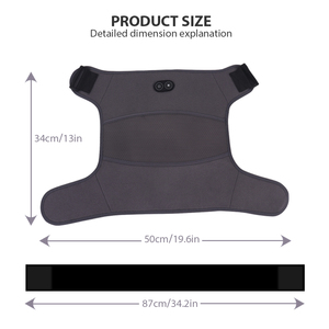 USB Elektrische Heizmassage-Schulterbandage mit 3 Heizstufen, Tragbare Schmerzlinderung für Büroangestellte & Sportler - Product Image 5