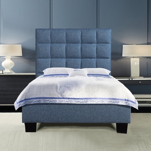 Conjunto de dormitorio de hotel de lujo moderno al por mayor, base de cama King/Queen con funda, diseño de Castillo de princesa para muebles de habitación de clase alta - Product Image 2