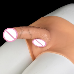 Realistic Solid Penis Strap-on <b>Dildo</b> Panties Elastic Silicone Panty Sexual Health Toys Lesbian Sex Life Adult Sex Toys Wholesale - Product Image 4