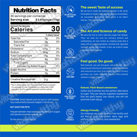 Vitahealthy OEM/ODM Supplément de sucette en créatine Croissance musculaire Marque privée Max Stregth Créatine Monohydrate Sucette