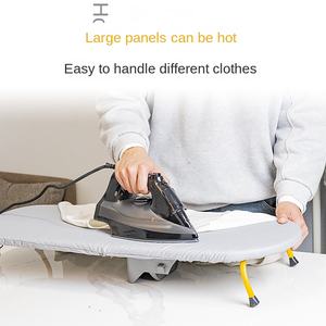 Tabla de planchar de escritorio plegable moderna y reforzada con <span class=keywords><strong>malla</strong></span>, personalizada <span class=keywords><strong>para</strong></span> el hogar, con mesa de planchado y tendedero, eléctrica - Product Image 3