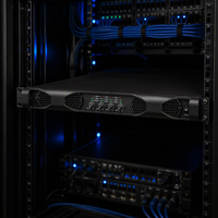 Penguat Daya Profesional SONO DA10K4 Kelas D 1U 4 Kanal 4*1000W untuk Suara DJ Pro Audio Speaker Line Array