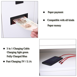 <span class=keywords><strong>Casier</strong></span> de station de charge à verrouillage électronique à 18 ports pour téléphones mobiles - Product Image 3