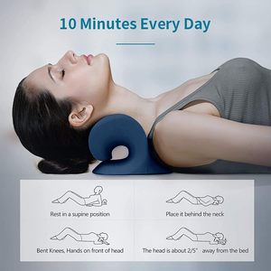 เครื่องนวดคอแบบดึง ช่วยผ่อนคลายคอและไหล่ อุปกรณ์ดึงคอ หมอนนวดคอ - Product Image 6