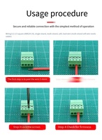 HS2EDGK 5.08mm 5.0mm Connecteur de bornier à vis rapide pour PCB 4P 300V 15A à insertion rapide