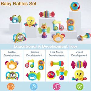 Jouets éducatifs, hochet en bois, hochets pour bébés Manhattan - Product Image 5