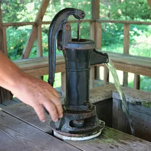 Fabricante Preço Stand Manual Mão Bem Acessórios Jardim Família Home Water Pitcher Pump