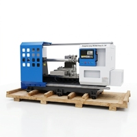 Machine de tournage CNC robuste Lang Ruixing pour métaux, formage automatique de l'acier inoxydable et de l'aluminium, 7,5 kW, 220 V, garantie 1 an