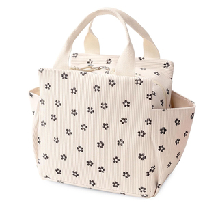 Insulated Cooler <b>Bag</b> Lightweight Corduroy <b>Lunch</b> <b>Tote</b> <b>Bag</b> for Women Men Adult Kids - Product Image 1