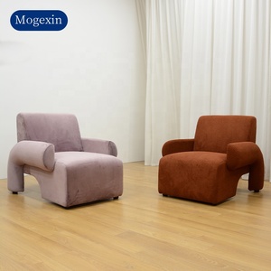 เก้าอี้โซฟาผ้าเดี่ยวสไตล์อิตาเลียนเก้าอี้ห้องนั่งเล่นเรียบง่ายเก้าอี้พักผ่อนในบ้านแบบทันสมัย - Product Image 2