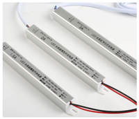 Super Slim DC24V 24W 36W 48W 60W 72W LED Alimentation AC110V 260V LED Transformateur LED Pilote pour Miroir Armoire Éclairage