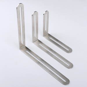 Soporte en Forma de L de Acero Inoxidable Haidibos, 120-165-200, Conector de Muebles Ajustable, Diseño Moderno y Simple - Product Image 1