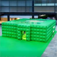 Igloo gonflable commercial d'extérieur en PVC, grande maison de glace gonflable personnalisée avec LED pour parcs à thème et décoration de centres commerciaux