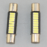 Éclairage intérieur automobile T6 C5W LED 4014 9 SMD 29mm, lampes de dôme festoon, lampe de lecture, forme en T, 12V, blanc, remplacement