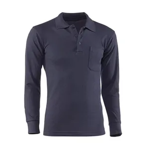 Polo - 614 XS Industrial - Colore: Blu navy - Tasca sul petto. Doppia piega. Poliester / Cotone 170 g/m². - Product Image 1