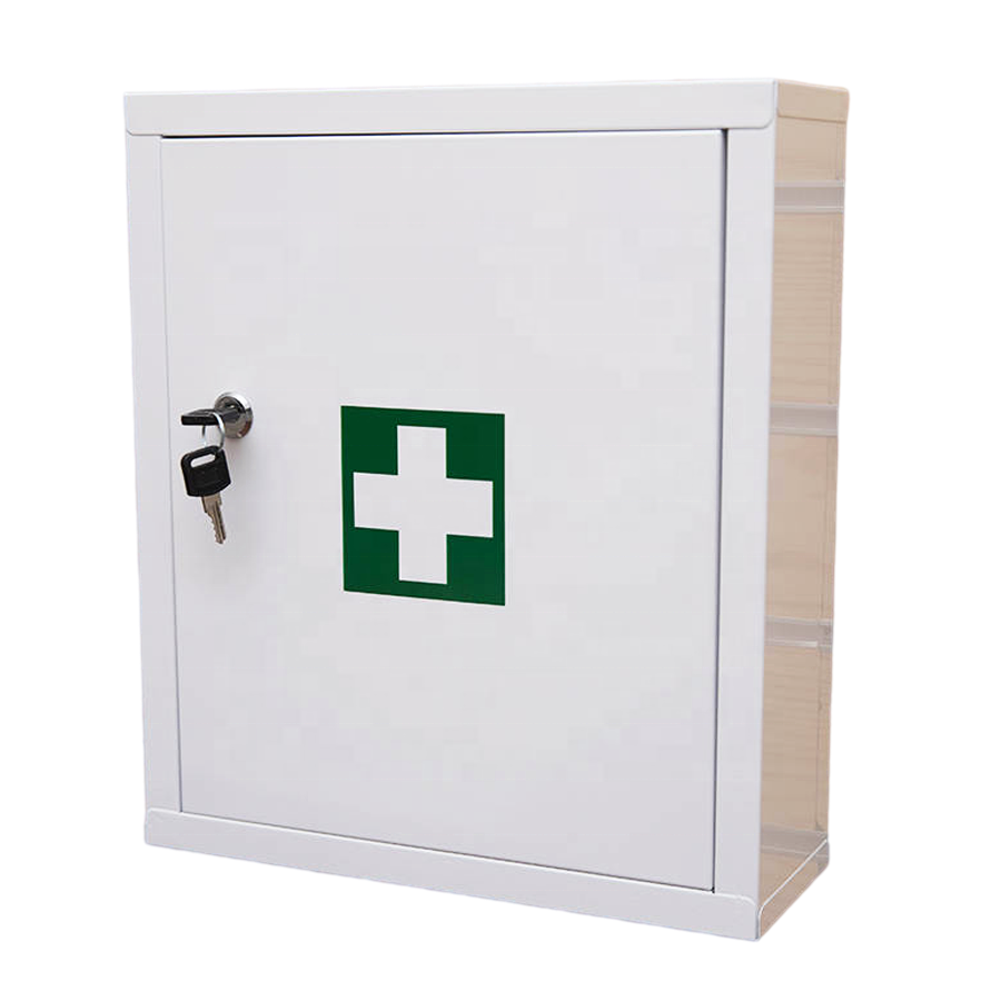 source oem定制医疗医院医生壁挂式急救箱金属急救箱 on m.alibaba.