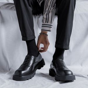 High Quality Mens Business Formal <b>Platform</b> Leather Shoes <b>Oxfords</b> Dress Office Men Shoes - Product Image 6