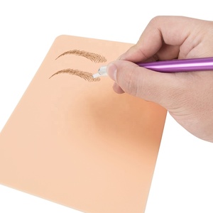 4 colori Tattoo Practice <span class=keywords><strong>Skin</strong></span> Double Permanent Makeup sopracciglia Tattoo principiante <span class=keywords><strong>Skin</strong></span> Practice Microblading Tattoo Supplies Tool - Product Image 2