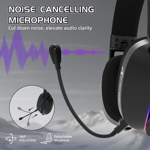 Auriculares para Juegos ATTACK SHARK L90 Plegables RGB Ultraligeros Tri-Modo con Sonido Estéreo 7.1 y Micrófono con Cancelación <span class=keywords><strong>de</strong></span> Ruido - Product Image 6