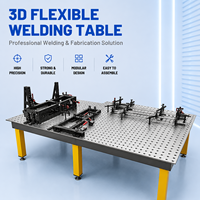 Table de soudage flexible 3D D28 System, plateforme de travail de soudage industrielle usinée avec précision