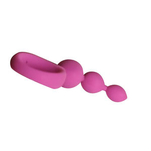 ピンクのシリコン製アナルプラグ、ソフトなアナルビーズ、バットプラグ、フェチ、大人用セックス、マスターベーション玩具、男性と女性のためのセックストイ - Product Image 4