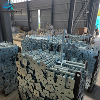 Étai de construction en acier Q235, coupleurs de coffrage réglables, conception industrielle, haute capacité de charge, galvanisation à chaud