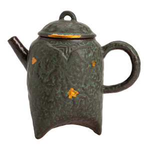 Set da Tè in Argilla Vecchia Stile Forget Chuan, Teiera Vintage con Smalto Bronzato di Alta Qualità, Dispositivo per Preparazione del Tè - Product Image 5