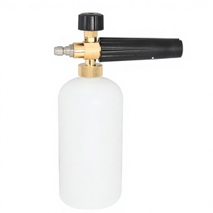 Botella de espuma para lavado de autos a alta presión, 1L, aluminio y plástico, conexión rápida, para pulverización de espuma de nieve, desengrasado y limpieza - Product Image 3