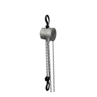 Palans à chaîne manuels en alliage d'aluminium léger TOYO-INTL 360 °   Crochet rotatif G80 pour chaîne, tête fermée anti-poussière