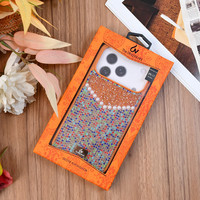 Étui de téléphone en diamant artisanal pour iPhone 18 Pro Max, coque arrière de téléphone portable faite à la main pour iPhone 18 Pro