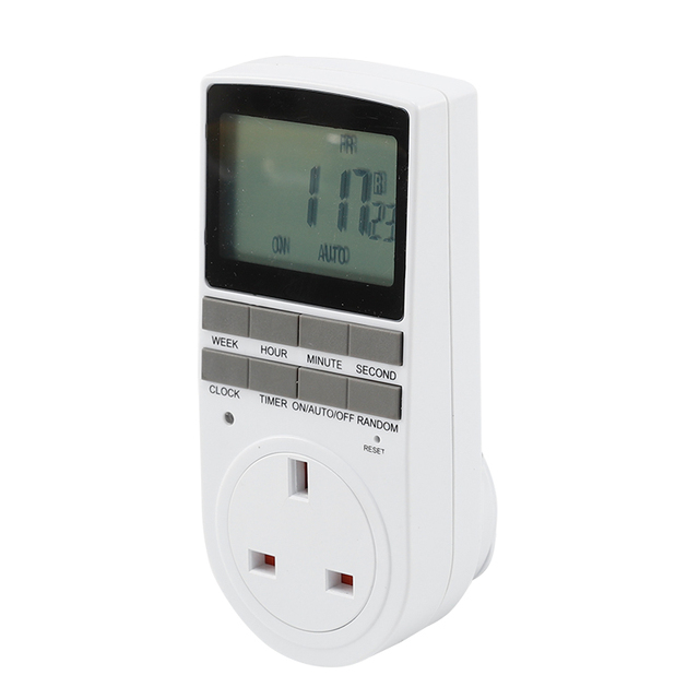 ST-839 Programmable Timer Switch for Auto-Control of Home Appliances Lighting and Office Devices