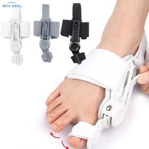 Bde Hot Bán hallux valgus <span class=keywords><strong>bunion</strong></span> Toe Corrector hỗ trợ cho đêm sử dụng dụng cụ chỉnh hình Lót Đen miễn phí điều chỉnh ABS chân hỗ trợ - Product Image 4