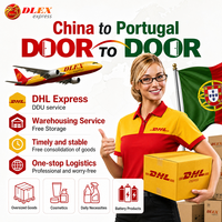 Fournisseur de services express DHL DDU pour cosmétiques liquides en ligne, Chine vers le Portugal, livraison porte-à-porte sécurisée et abordable par transport aérien quotidien