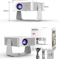 Nouveau projecteur LED portable sans fil Y8S 2025, 1600 lumens, 1080P, pour la maison, la chambre, la projection murale, micro Android, entreprise/éducation