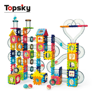 Creativo bambini da 5 <span class=keywords><strong>a</strong></span> 7 anni fai da te assemblato Non tossico Pipeline montagne russe <span class=keywords><strong>blocchi</strong></span> di costruzione educativi Set di costruzione - Product Image 1
