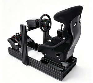 Cockpit de simulation de course complet en aluminium robuste 40160 4DOF 6DOF avec support de volant et siège pour Next Level Racing - Product Image 6