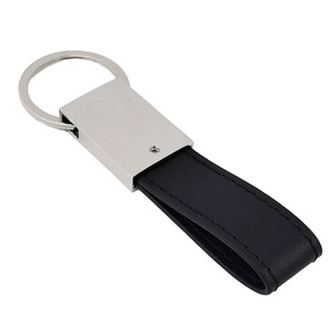 Porte-clés de voiture en cuir PU/véritable de haute qualité, écologique, avec logo d'entreprise personnalisé, <span class=keywords><strong>color</strong></span>é, en alliage de zinc, pour la rentrée scolaire/la remise des diplômes - Product Image 4