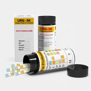 Tiras Reactivas <span class=keywords><strong>de</strong></span> <span class=keywords><strong>Orina</strong></span> <span class=keywords><strong>de</strong></span> 5 Parámetros para Laboratorio Médico - Certificación ISO/CE - URS-14 Clase II - Garantía <span class=keywords><strong>de</strong></span> 2 Años - Product Image 4