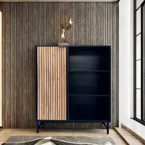 Kabinet penyimpanan modern kayu furnitur rumah lemari ruang tamu kabinet Bufet untuk ruang tamu