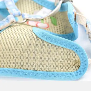 可愛い花のボウノット子犬ベストハーネスリーシュセット小型中型犬用ポリエステルブレイクアウェイクイックリリースChihuahuas Pug Yorkies - Product Image 4