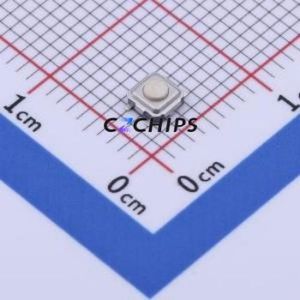 YTSA007A0153003B Tactile Switch SMD Switch Single Pole Single Throw Round Button 3N Vertical Mount - Product Image 1