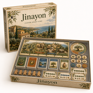 Gioco da Tavolo Personalizzato per la Gestione di Cooperative Agricole Mediterranee, Pieghevole a Quattro Pannelli, per l'Agriturismo - Product Image 3