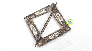พรีเมี่ยมที่มีคุณภาพที่สวยงามและออกแบบแฮนด์เมดไม้ผ้าม่านผูกหลัง - Product Image 2