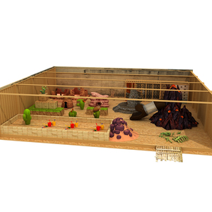 Aire de jeux intérieure commerciale en acier sur le thème de la ferme et du village pour enfants et adultes - Idéale pour centres commerciaux et écoles - Product Image 4