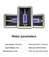 Moteur brushless BLDC haute vitesse Chaoli CL-FS480, boîte de vitesses AEG Ver2/3 26K 39K, couple élevé, moteur brushless CNC NdFeB pour pistolet à gel AEG