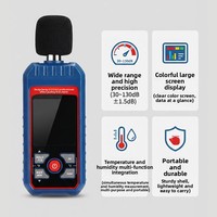 Dongcheng Noise Meter Decibel Detector Household Noise Monitor Handheld High-Precision Testing Instrument Temperature Humidity