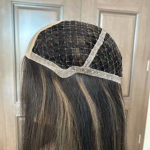 วิกผมแท้สีน้ำตาลเข้มสำหรับเล่นเปียโน - Product Image 4